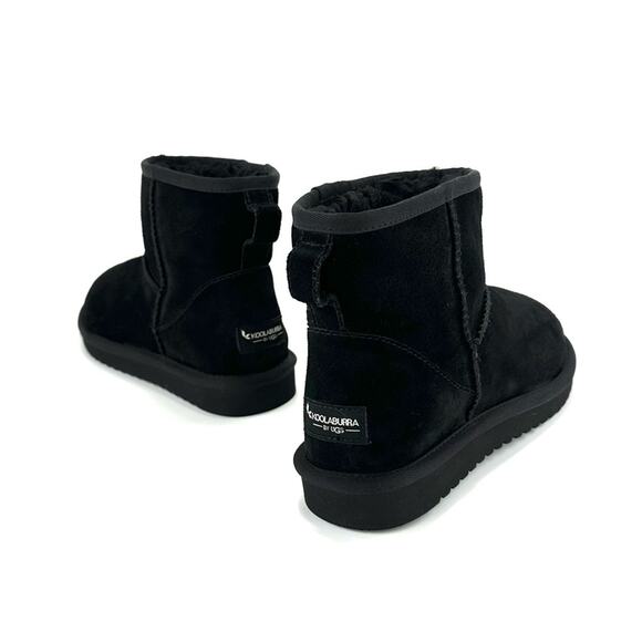 Koolaburra By Ugg  Black Ankle/Short Boot Size 7 Suede Wool Lining Cold Weather - Picture 4 of 13